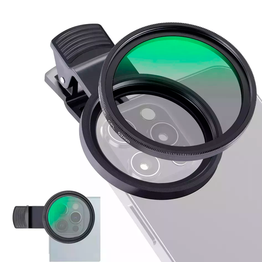 Filtro CPL de 52mm para smartphone